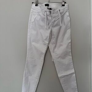 White Drawstring Pants